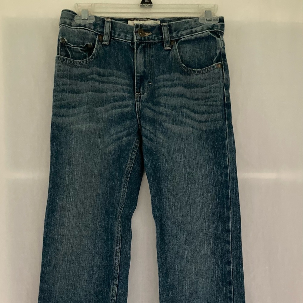 Urban Pipeline Boys Jeans Size 12 Regular Straight Adjustable Waist Band Jeans